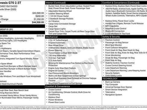 Used 2025 Genesis G70 2.5T image 22