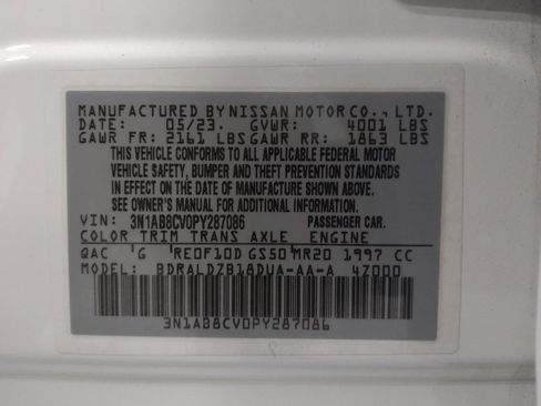 Used 2023 Nissan Sentra SV FWD image 33