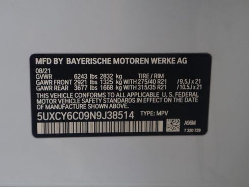 Used 2022 BMW X6 xDrive40i w/ Executive Package AWD/4WD image 31