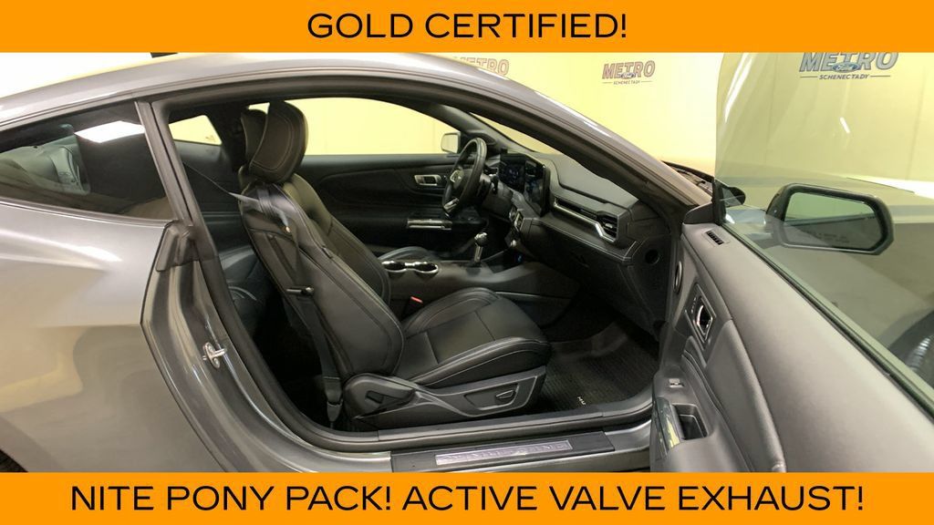 Certified 2025 Ford Mustang GT Premium w/ Mustang Nite Pony Package RWD image 12