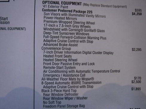 New 2026 Jeep Wrangler Sport S image 42