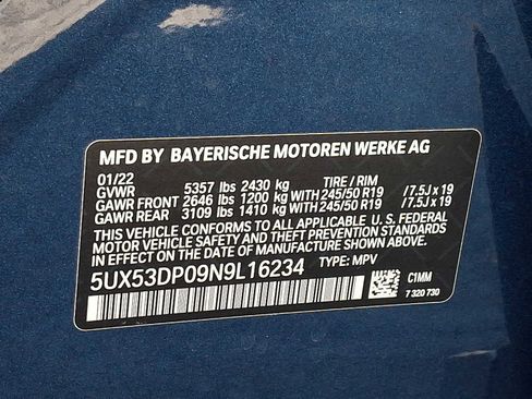 Used 2022 BMW X3 xDrive30i w/ Premium Package 2 image 28