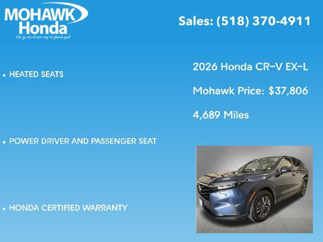 Certified 2026 Honda CR-V EX-L image 16