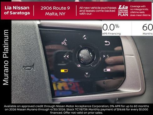 New 2026 Nissan Murano Platinum AWD/4WD image 19