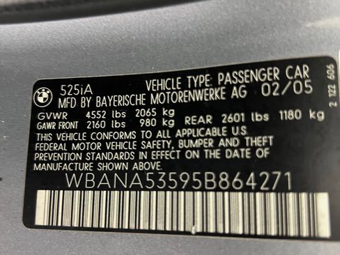 Used 2005 BMW 525i Sedan image 20