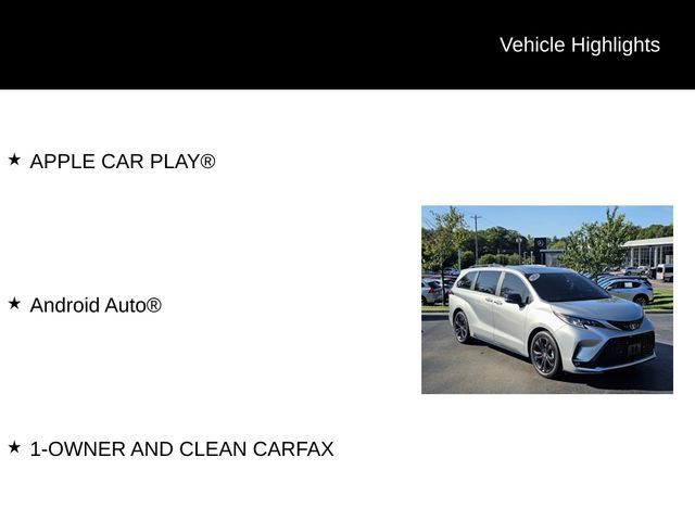 Used 2024 Toyota Sienna XSE w/ XSE Premium Package FWD image 5
