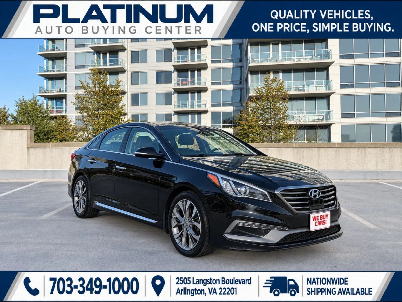 Used 2015 Hyundai Sonata Limited 2.0T FWD image 1