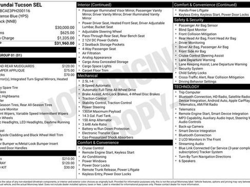 Used 2023 Hyundai Tucson SEL AWD/4WD image 10