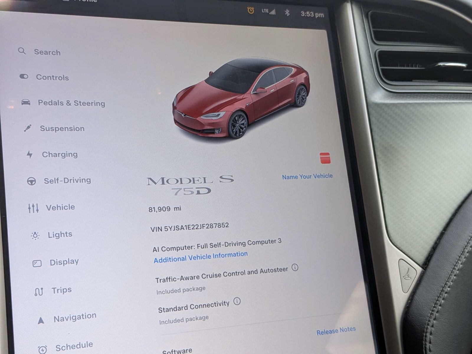 Used 2018 Tesla Model S 75D AWD/4WD image 23