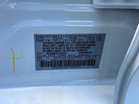 New 2026 Nissan Sentra SV w/ SV Convenience Package FWD image 31