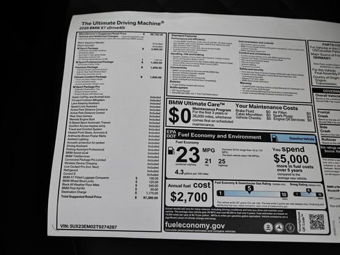 New 2026 BMW X7 xDrive40i w/ M Sport Package image 40