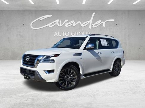 Used 2021 Nissan Armada Platinum w/ Captain's Chairs Package image 1