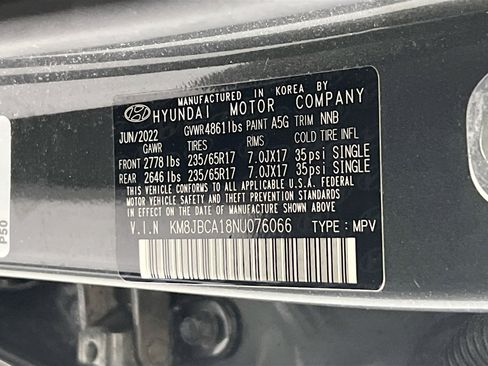 Used 2022 Hyundai Tucson Blue w/ Cargo Package image 29