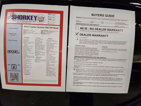 Used 2024 Toyota Tacoma TRD Off-Road image 39