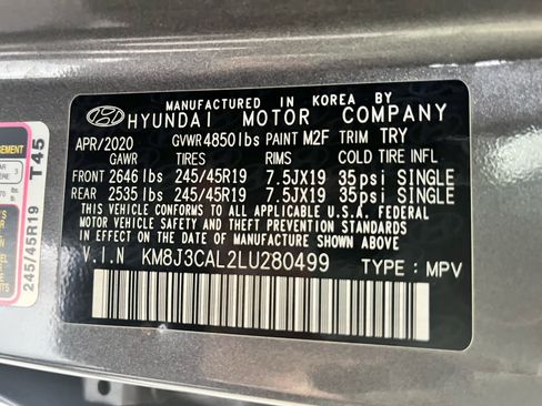 Used 2020 Hyundai Tucson Sport AWD/4WD image 20