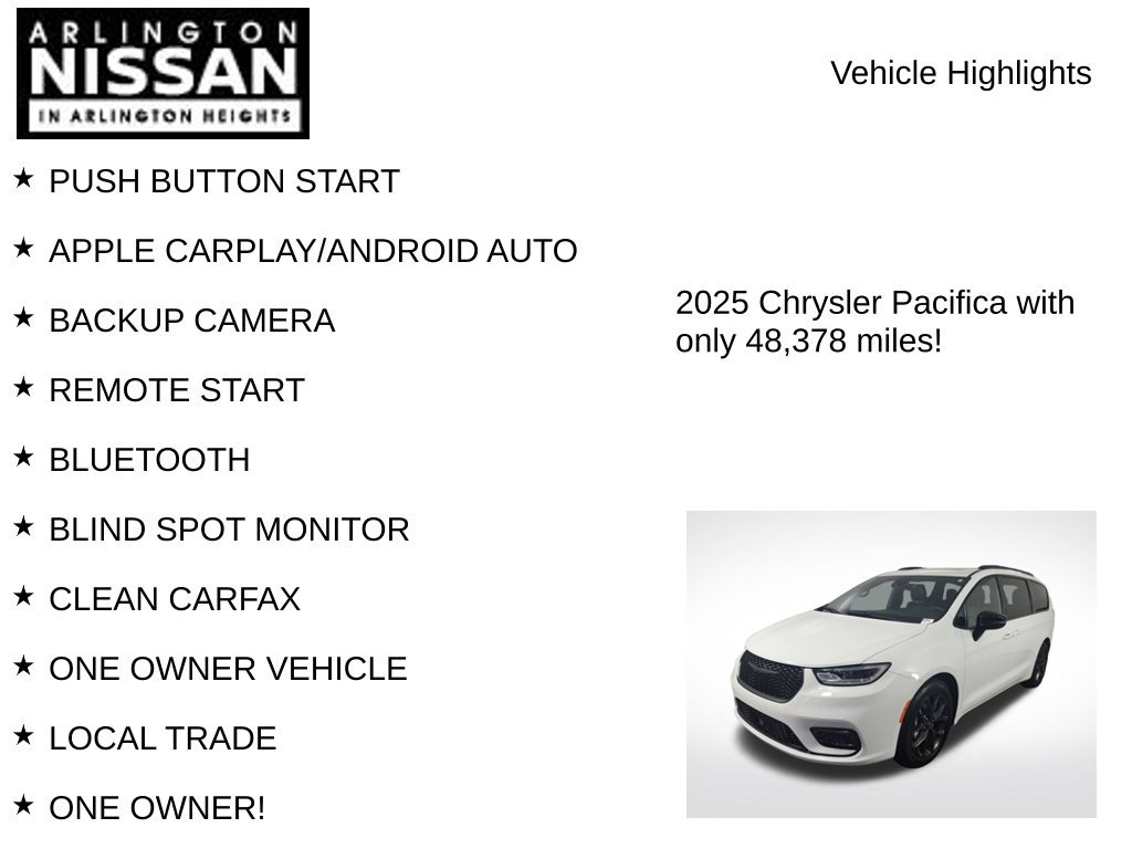 Used 2025 Chrysler Pacifica Limited FWD image 7