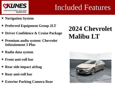 Used 2024 Chevrolet Malibu LT FWD image 3