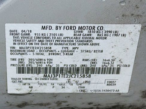 Used 2018 Ford EcoSport SE image 35