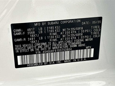 Certified 2025 Subaru Crosstrek 2.5i Sport w/ Crosstrek Mirror Package image 28