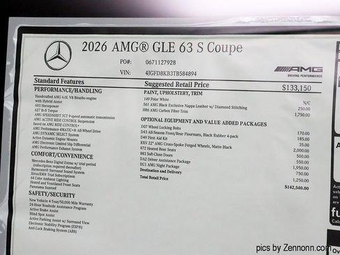 New 2026 Mercedes-Benz GLE 63 AMG S image 30