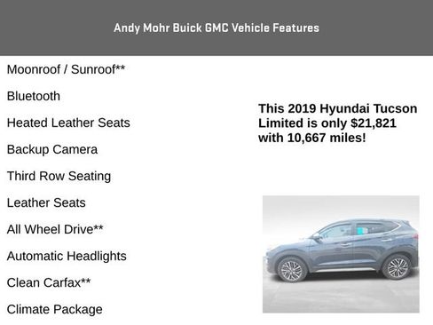 Used 2019 Hyundai Tucson Limited AWD/4WD image 4