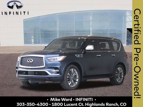 Certified 2021 INFINITI QX80 Sensory w/ All-Season Package image 1