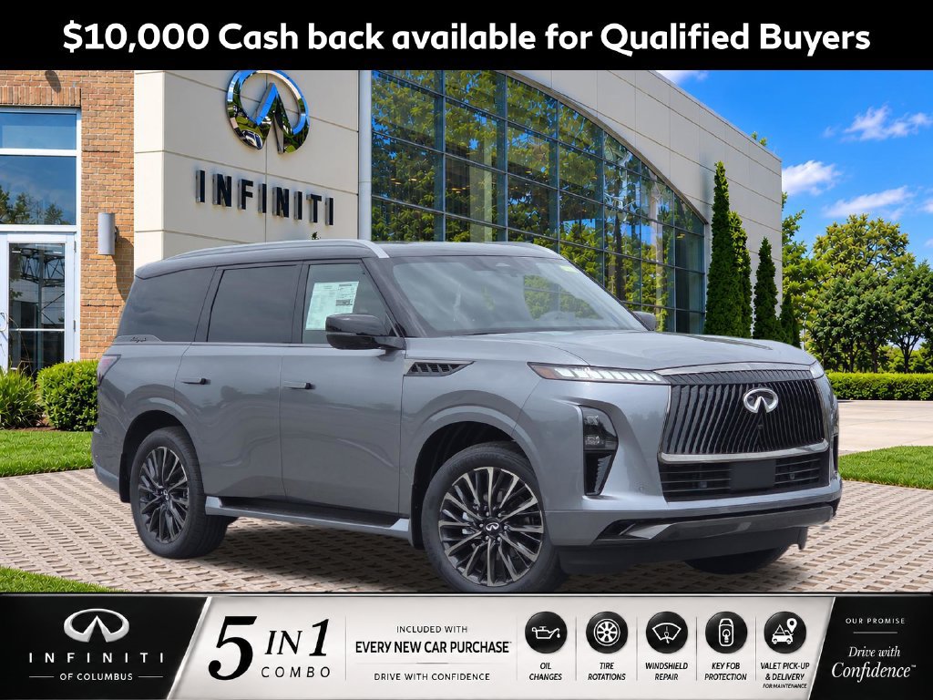 New 2026 INFINITI QX80 Autograph w/ Premium Cargo Package AWD/4WD 360° Tour