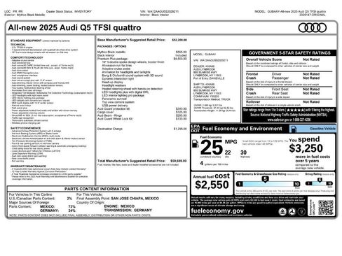 Used 2025 Audi Q5 Premium Plus w/ Premium Plus AWD/4WD image 2