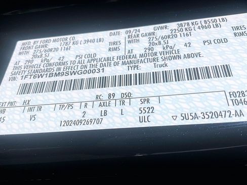 Used 2025 Ford F150 Lightning Pro w/ Tow Technology Package AWD/4WD image 34