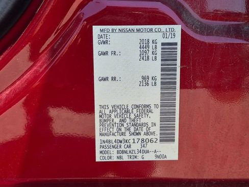 Used 2019 Nissan Altima 2.5 SV AWD/4WD image 31