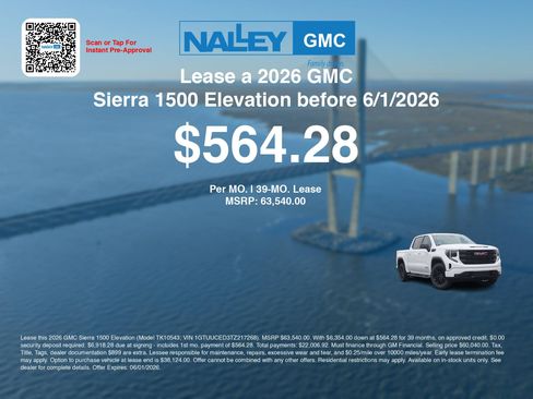 New 2026 GMC Sierra 1500 Elevation w/ X31 Off-Road Package AWD/4WD image 3