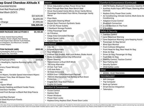 New 2025 Jeep Grand Cherokee Altitude RWD image 4
