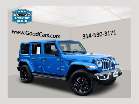 Certified 2022 Jeep Wrangler Unlimited Sahara w/ Cold Weather Group image 1