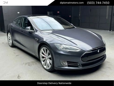 Used 2015 Tesla Model S P85D AWD/4WD image 9