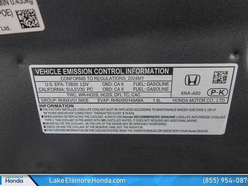 Certified 2024 Honda Accord EX image 31