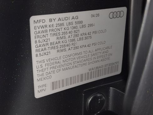 New 2026 Audi SQ5 Premium Plus AWD/4WD image 27