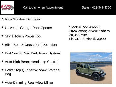 Used 2024 Jeep Wrangler Unlimited Sahara w/ Technology Group AWD/4WD image 26
