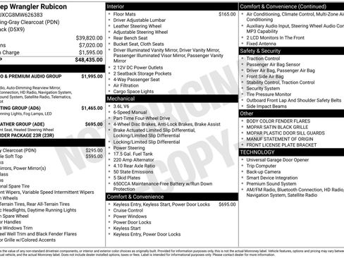 Used 2021 Jeep Wrangler Rubicon image 1