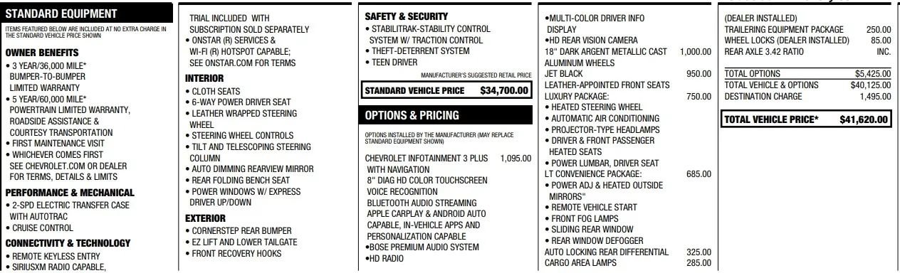 Used 2022 Chevrolet Colorado LT w/ Luxury Package AWD/4WD image 41