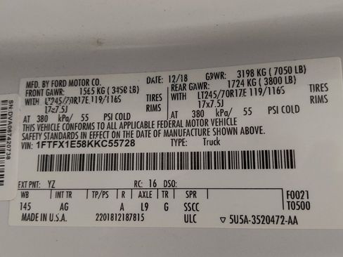 Used 2019 Ford F150 XL w/ XL Power Equipment Group AWD/4WD image 33