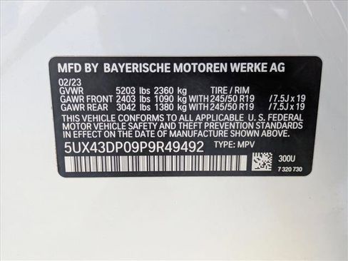 Certified 2023 BMW X3 sDrive30i w/ Convenience Package image 27