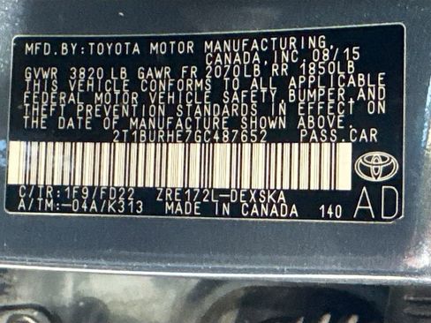 Used 2016 Toyota Corolla S image 25