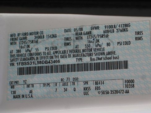 Used 2008 Ford E-350 and Econoline 350 XLT image 39