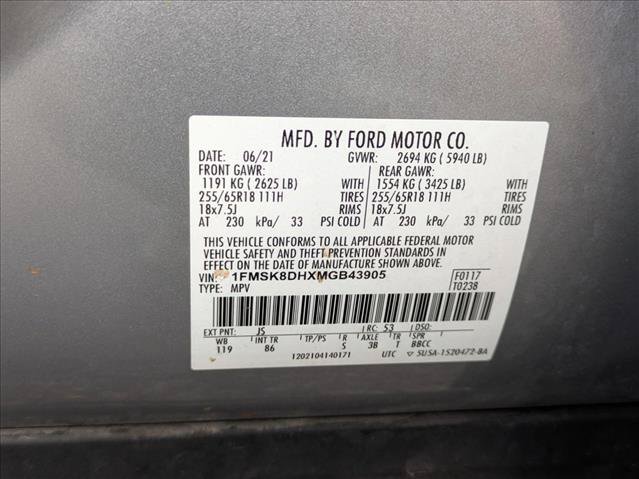 Used 2021 Ford Explorer XLT w/ Class III Trailer Tow Package AWD/4WD image 15