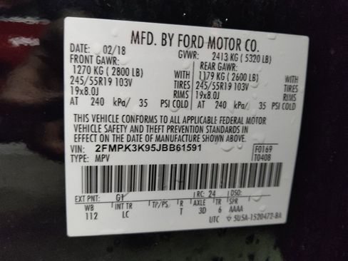 Used 2018 Ford Edge Titanium w/ Technology Package image 33