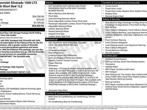 Used 2022 Chevrolet Silverado 1500 LTZ RWD image 6