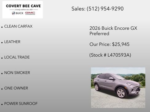 Certified 2026 Buick Encore GX Preferred w/ Advanced Technology Package FWD image 6