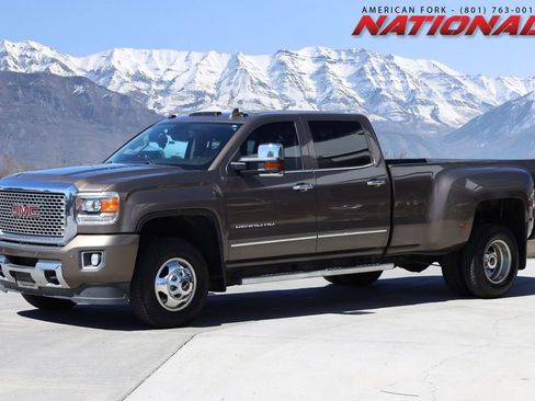 Used 2015 GMC Sierra 3500 Denali w/ Duramax Plus Package AWD/4WD image 1