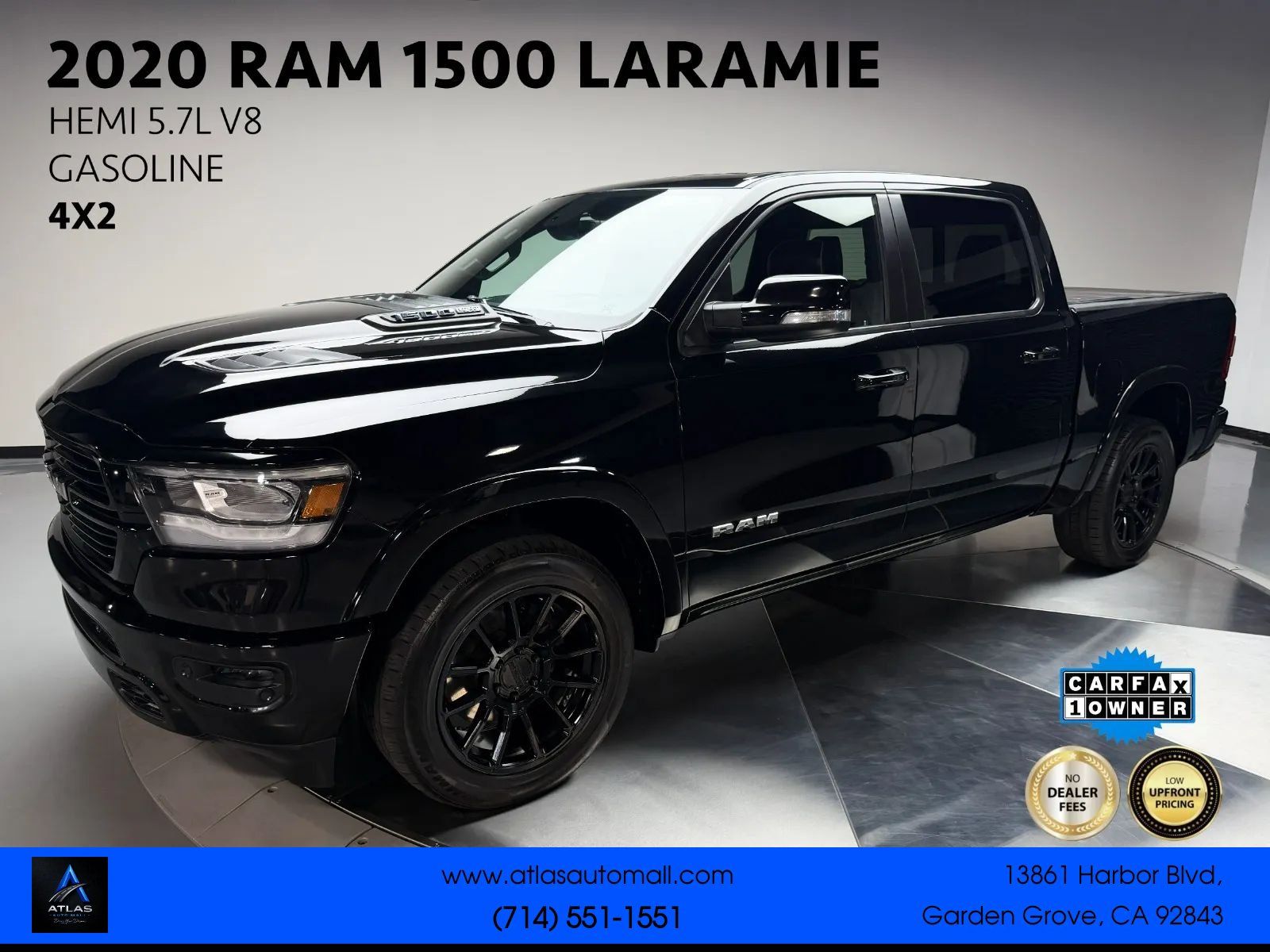 Used 2020 RAM 1500 Laramie w/ Sport Appearance Package RWD image 1