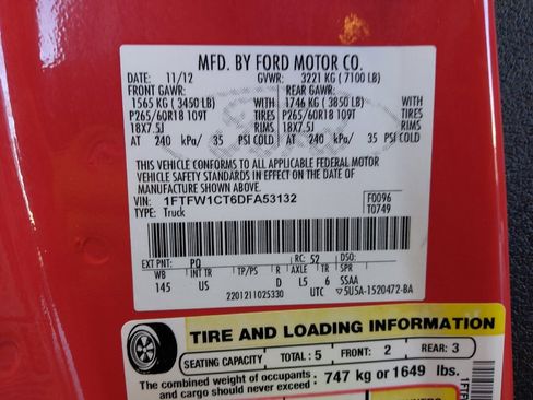 Used 2013 Ford F150 XLT w/ Luxury Equipment Group image 33